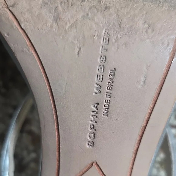 Sophia Webster Silver Sandals with Strappy Design - Picture 11 of 13